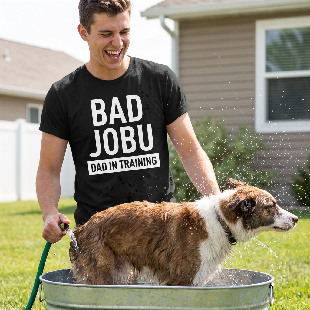 Bad Jobu Dad in Training T shirt – image 4